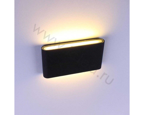 Бра outdoor lamp 2*6w 3000K COB black housing