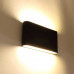 Бра outdoor lamp 2*6w 3000K COB black housing