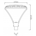 Плафон Led Urban, 60W, 4000K, серый, G7004