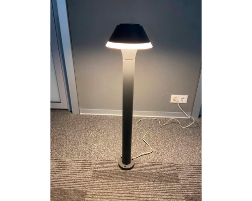 Садовый светильник, столб, 0,8м, "Торонто", серый, G3247-800 LED Grey